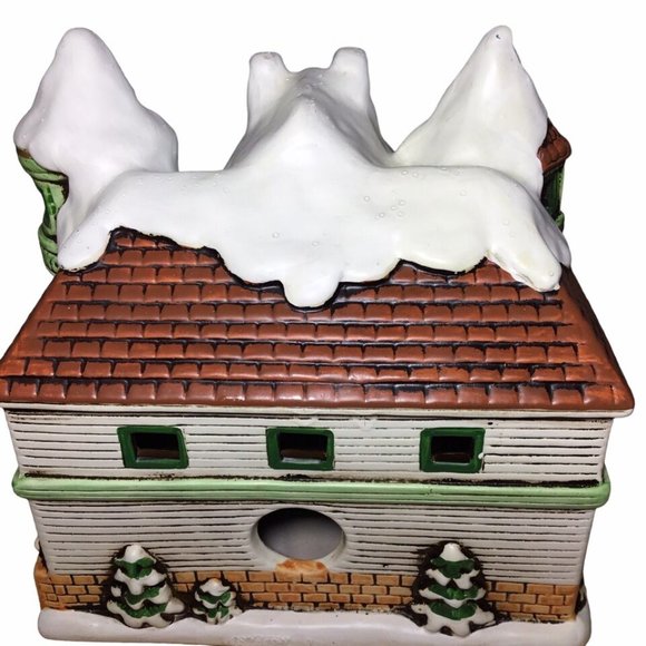 Lefton Christmas Apothecary Building #06900 Geo Z. Lefton Ceramic 1988 - Picture 9 of 14